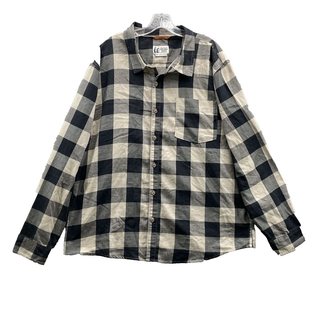 Marmot Mountain Works Flannel Men's XXL Buffalo Gorpcore Outdoor Cabin Workwear